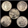 Image 1 : (5) Misc Dollars UNCIRCULATED