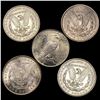 Image 2 : (5) Misc Dollars UNCIRCULATED
