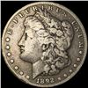 Image 1 : 1892-CC Morgan Silver Dollar LIGHTLY CIRCULATED