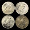 Image 2 : (4) Peace Dollars UNCIRCULATED