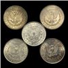 Image 2 : (5) Morgan Dollars UNCIRCULATED