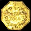Image 2 : 1866 1/4 California Gold UNCIRCULATED