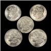 Image 1 : (5) Morgan Dollars UNCIRCULATED