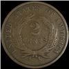 Image 2 : 1864 Two Cent Piece ABOUT UNCIRCULATED