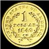 Image 2 : 1849 Rare Gold Dollar UNCIRCULATED