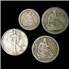 Image 1 : (4) Misc Coins LIGHTLY CIRCULATED