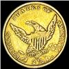 Image 2 : 1836 $2.50 Gold Quarter Eagle ABOUT UNCIRCULATED