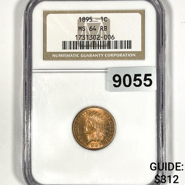 1895 Indian Head Cent NGC-MS64 RB