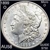 Image 1 : 1899-O "MICRO O" Morgan Silver Dollar CHOICE AU C