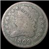Image 1 : 1809 Classic Head Half Cent NICELY CIRCULATED