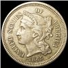 Image 1 : 1865 Nickel Three Cent ABOUT UNCIRCULATED