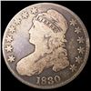 Image 1 : 1830 Capped Bust Half Dollar ABOUT UNCIRCULATED