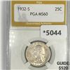 Image 1 : 1932-S Washington Silver Quarter PGA - MS60