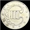 Image 2 : 1852 Silver Three Cent NEARLY UNCIRCULATED