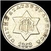 Image 1 : 1853 Silver Three Cent UNCIRCULATED