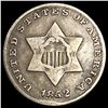 Image 1 : 1852 Silver Three Cent NEARLY UNCIRCULATED