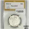 Image 1 : 1937-D Walking Liberty Half Dollar PGA - MS65