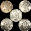Image 1 : (5) Morgan Dollars UNCIRCULATED