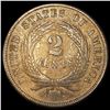 Image 2 : 1871 Two Cent Piece CLOSELY UNCIRCULATED