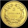 Image 2 : 1854 $3 Gold Piece CLOSELY UNCIRCULATED