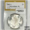 Image 1 : 1885-S Morgan Silver Dollar PGA - MS64+ PL