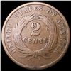 Image 2 : 1865 Two Cent Piece ABOUT UNCIRCULATED