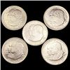 Image 1 : (5) Monroe Half Dollars UNCIRCULATED