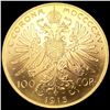 Image 2 : 1915 Austria Gold 100 Corona UNCIRCULATED