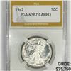 Image 1 : 1942 Walking Liberty Half Dollar PGA - MS67 CAM