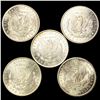 Image 2 : (5) Morgan Dollars UNCIRCULATED