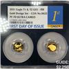 Image 1 : 2021-W Gold $ T1 & 2 Eagle Set NGC-PF70 Ultra CAM