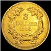 Image 2 : 1856 $3 Gold Piece CLOSELY UNCIRCULATED
