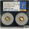 Image 1 : 2021-W Gold $ T1 & 2 Eagle Set NGC-PF70 Ultra CAM