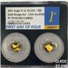 Image 1 : 2021-W Gold $ T1 & 2 Eagle Set NGC-PF70 Ultra CAM