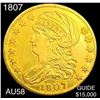 Image 1 : 1807 $5 Gold Half Eagle CHOICE AU