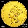 Image 1 : 1855 $3 Gold Piece UNCIRCULATED