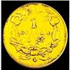 Image 2 : 1855-D TY2 Rare Gold Dollar CHOICE AU