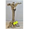 Image 1 : SILVER CANDLE HOLDER 10" TALL