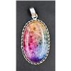 Image 1 : #140-NATURAL RAINBOW SOLAR QUARTZ PENDANT