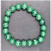 Image 1 : 116-NATURAL GREEN MALACHITE BRACELET
