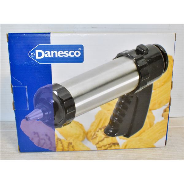 DANESCO COOKIE/ICING GUN WITH 8 PLATES AND 5