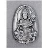 Image 1 : #186-NATURAL BLACK OBSIDIAN PENDANT BUDDISH