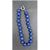 Image 1 : #163-NATURAL BLUE LAPIZ LAZULI BRACELET