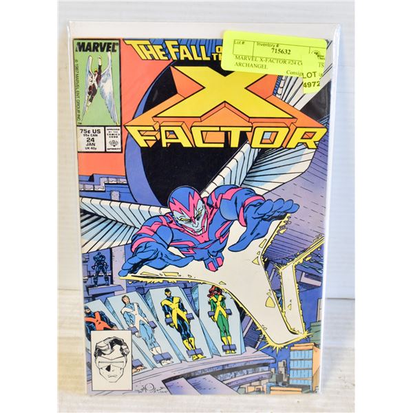 MARVEL X-FACTOR #24 COMIC, 1ST ARCHANGEL