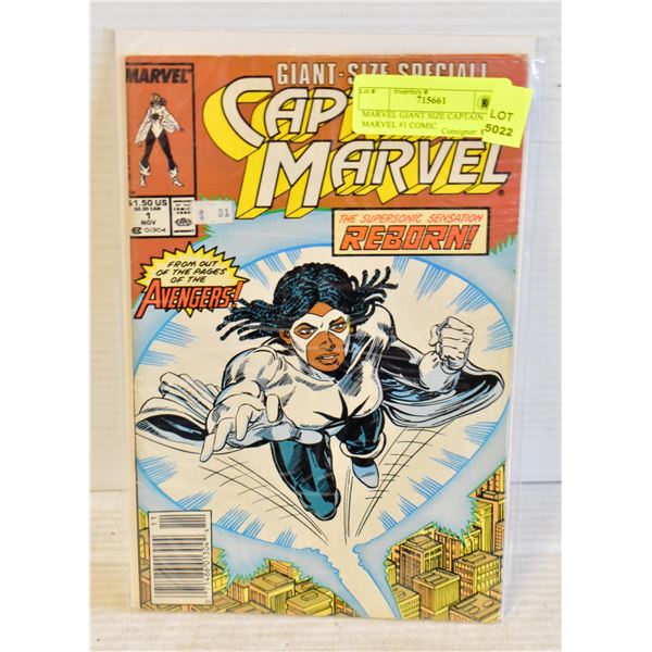 MARVEL GIANT SIZE CAPTAIN MARVEL #1 COMIC