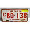 Image 1 : 1956 ALBERTA URBAN PLATE
