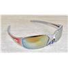 Image 1 : 1 PAIR RED AND GREY OAKLEY REPLICA SUNGLASSES