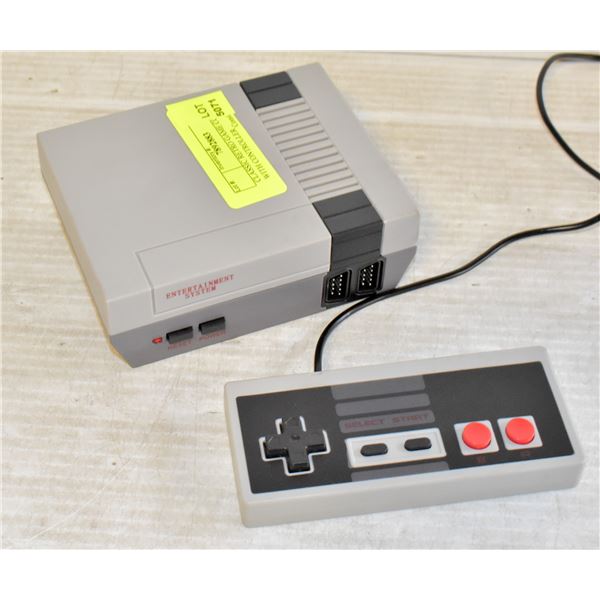 CLASSIC RETRO GAME CONSOLE WITH CONTROLLER