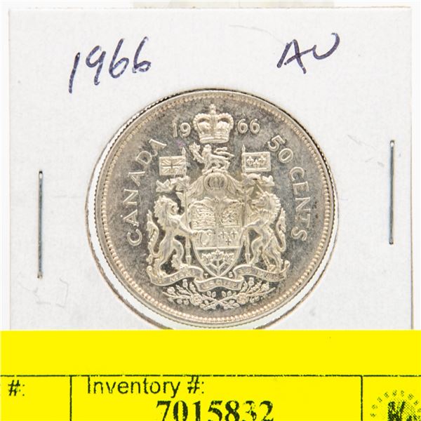 1966 CANADIAN SILVER HALF DOLLAR