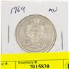 Image 1 : 1964 CANADIAN SILVER HALF DOLLAR